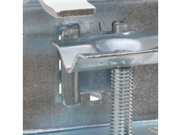 MAISON EXCLUSIVE Postes de proteção solar para varanda, 2 peças, 32 mm, em aço galvanizado