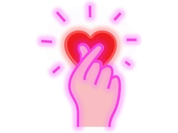 Fita LED CANDY SHOCK Wall Print Finger Heart