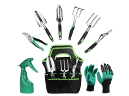 Conjunto Completo De Ferramentas De Jardim, Design Ergonômico Com Alças Não Lip, Inclui Sacola, Suprimentos Duráveis ​​de Jardinagem Para Todas As Su