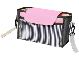 Organizador Portátil para Carrinho de Bebê, Ideal para Mamadeiras, Fraldas e Brinquedos, CHABERLU