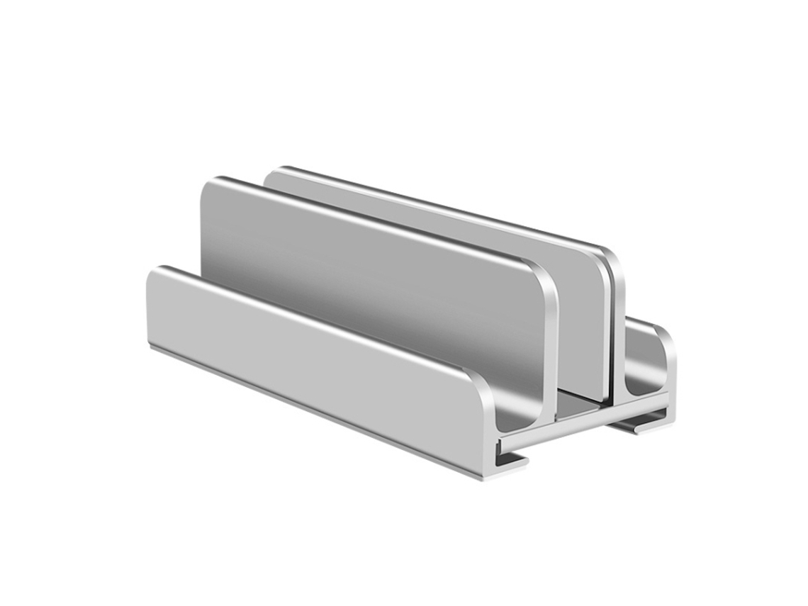 Suporte de armazenamento para laptop, tablet e telefone em liga de alumínio, 3 slots cinza XIAOMOYU | XIAOMOYU