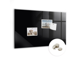 Quadro Magnético De Parede Preto Para A Cozinha Espelharte (60x40 Cm)
