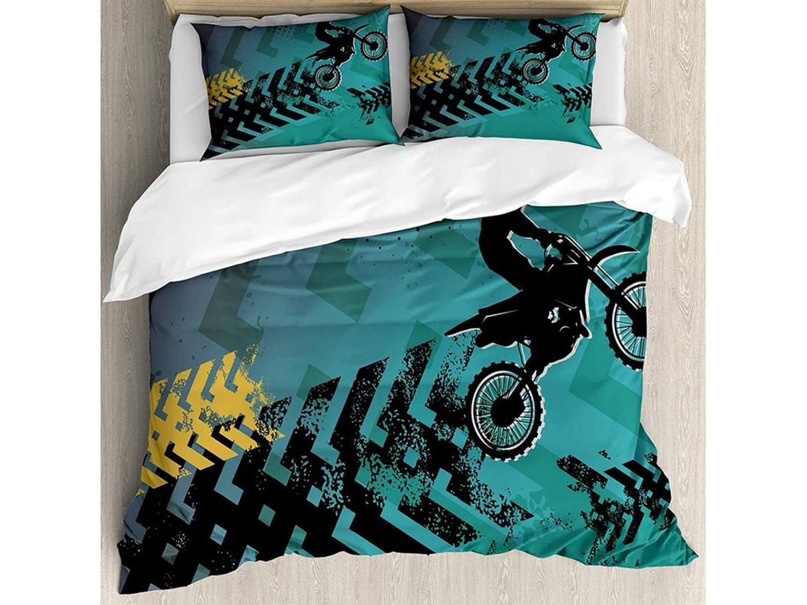 Conjunto de edredom com fronha 3D S/MARCA
