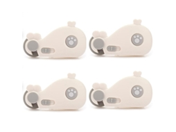 Ferramenta 4Pcs10.4*6Cm Fechadura Infantil Baleia-Branca Fechaduras Mais Grossas de Segurança para Crianças À Prova Bebês Armários Gavetas UISAVE