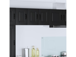 Vidaxl Painel De Lava-louça Kalmar Preto 30 X 31 X 40 Cm