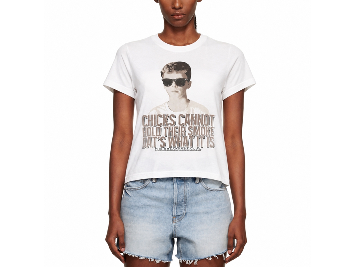 Rockinstone Breakfast Club Movie Dats It Solid Natural Adult T-shirt Size:m
