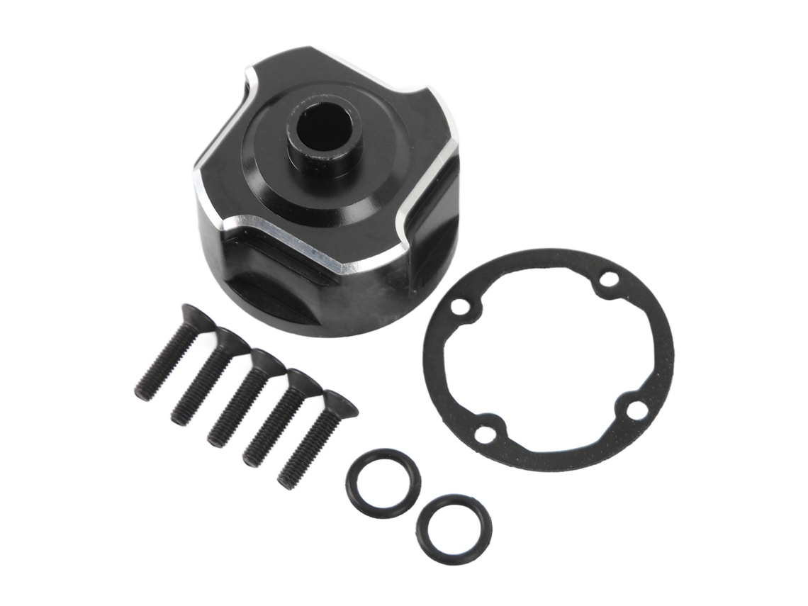 Carcaca Diferencial Rc Para Traxxas Sledg 1/8 Preto