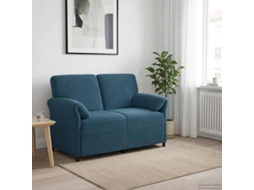 Vidaxl Sofá Para 2 Pessoas Azul 138 X 83 X 95 Cm Veludo