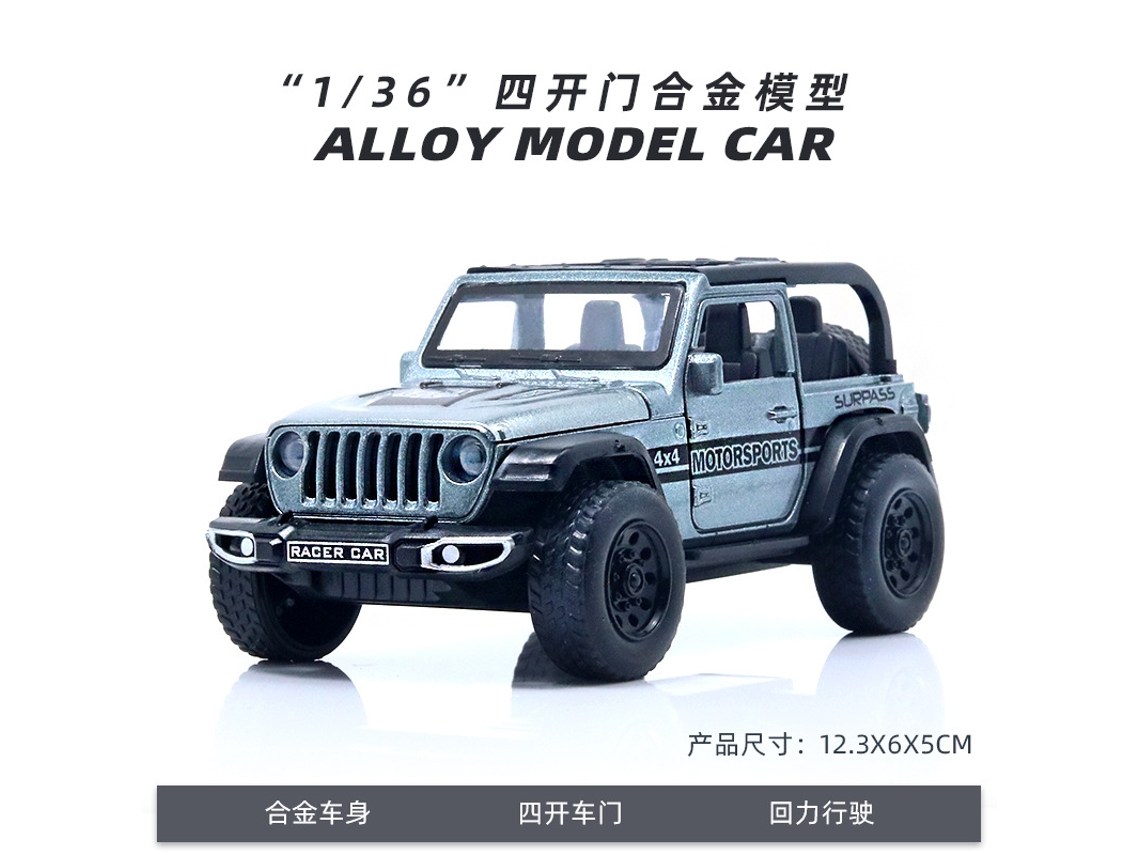 Miniatura de Carro em Escala 1/36, Feita em Metal Fundido, Presente para Crianças. MDUG