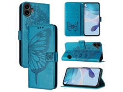 Capa De Celular Em Couro Com Borboleta Em Relevo, Da Marca Cmf Phone 1, Sem Custo Adicional.