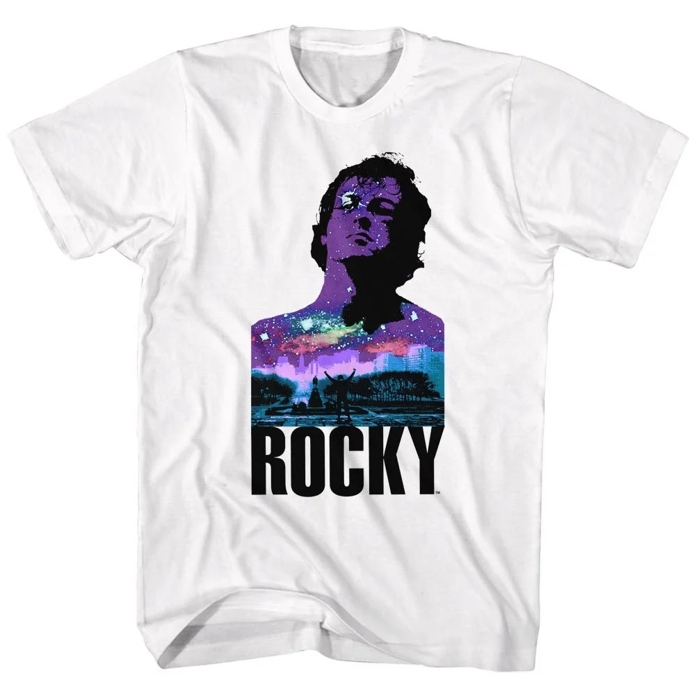 Rockinstone Rocky Movie Stallion Heather Khaki Adult T-shirt Size:xxxl