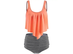 Conjunto Taniki Feminino Multicolorido De Poliéster Com Preenchimento - 1 Peça L