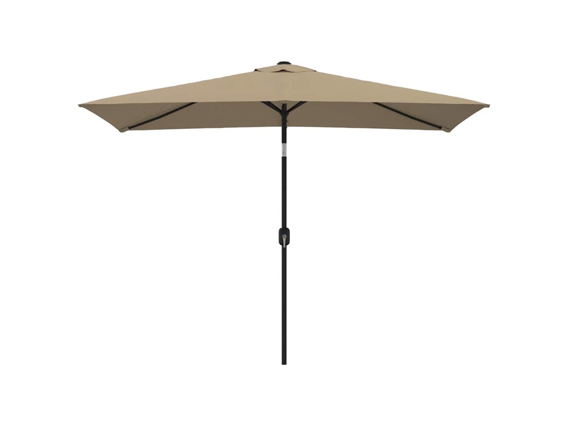 Parasol, Parasols Vidaxl Cinzento-acastanhado Tecido (n/a)