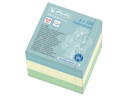 Bloco de Notas Autoadesivo HERLITZ Cubo Greenline 75 X 75 Mm