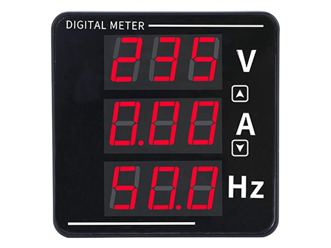 Multímetro Digital 3 Em 1 Com Visor Led: Tensão E Corrente