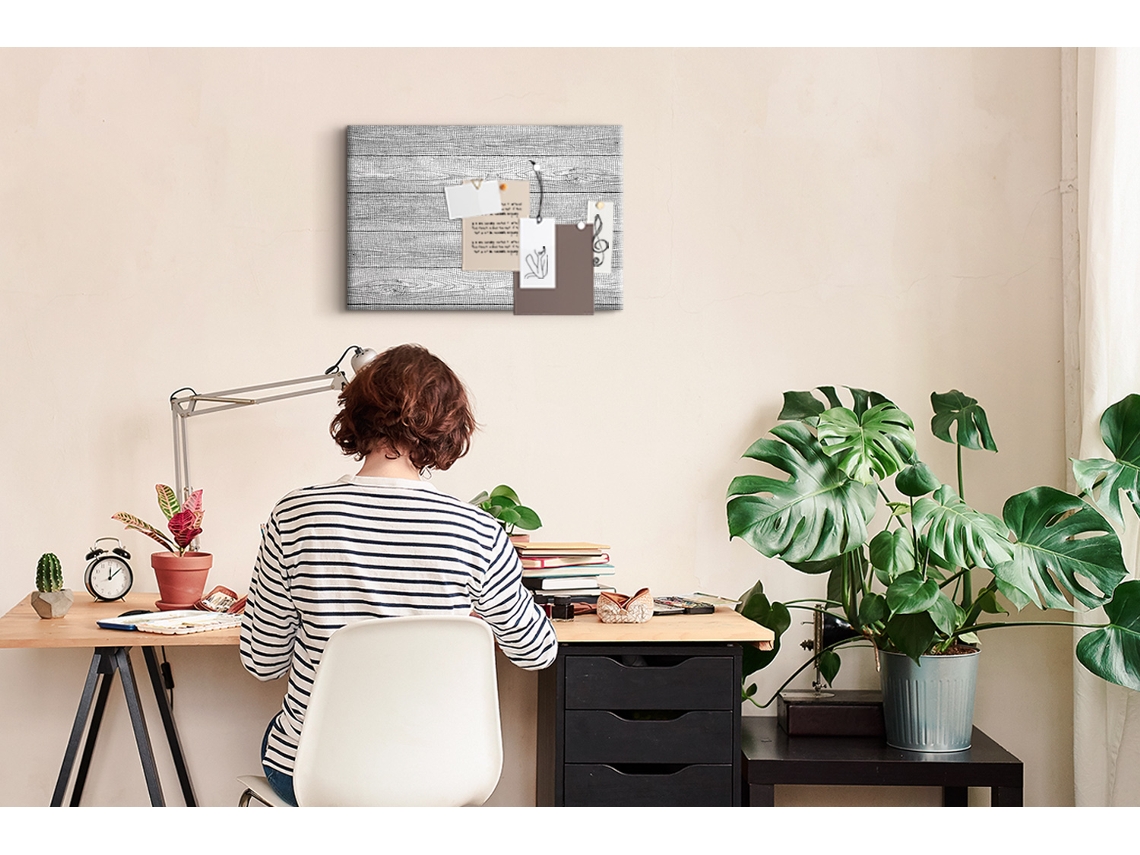 Quadro De Cortiça Painéis De Madeira Para O Escritório Espelharte (60x40 Cm)