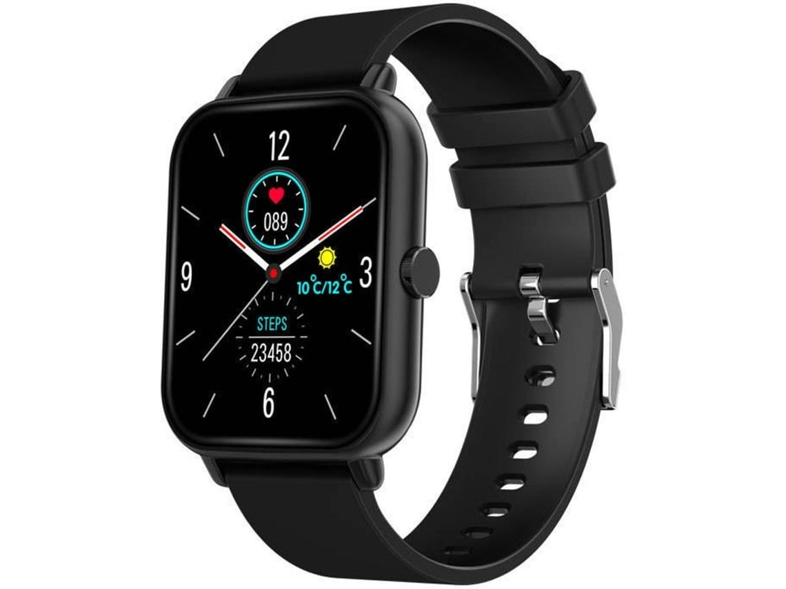 Relógio Inteligente Pedômetro, Frequência Cardíaca, Sono, Pulseira Inteligente À Prova Dágua Para Android Ios Yizhood (preto)