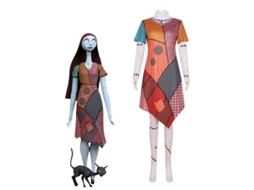 O Pesadelo Antes Do Natal Cosplay Sally Skellington Vestido Xl