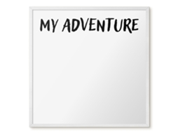 Magnetic Board For Wall My Adventure For The Bedroom Espelharte (50x50 Cm)