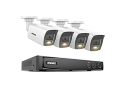 Sistema De Vigilância Por Vídeo, Resolução De 12mp, Monitoramento Remoto, 8ch Nvr 4câmeras, 4t Oem