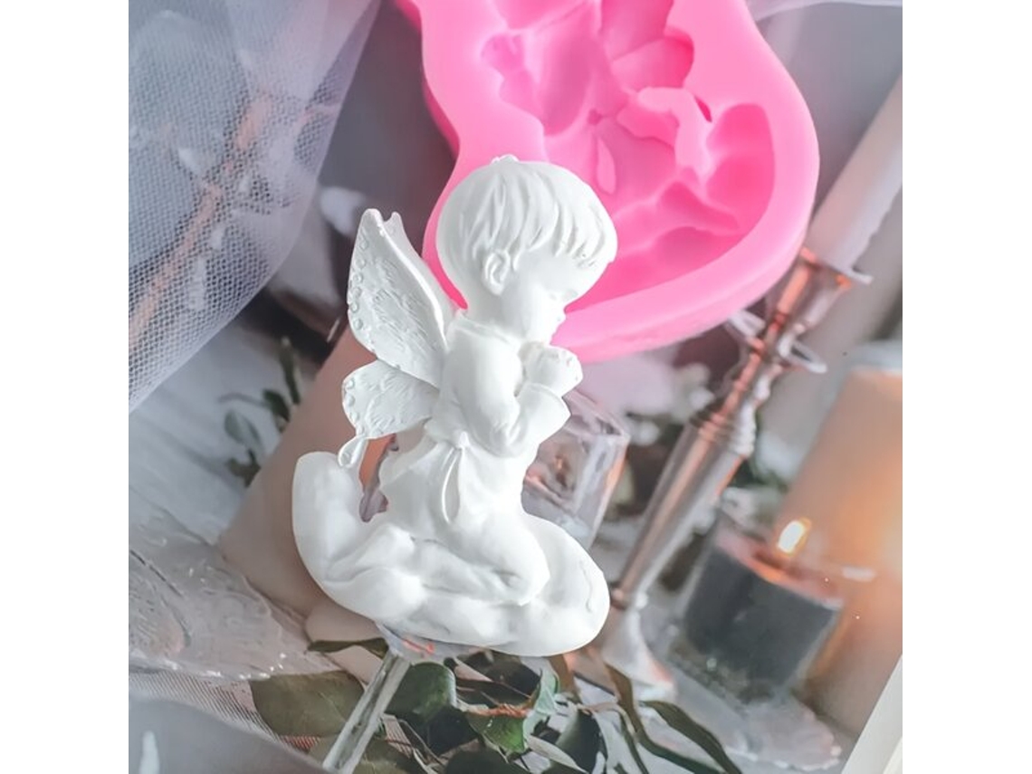 Molde De Silicone Em Formato De Anjo Vayotoy