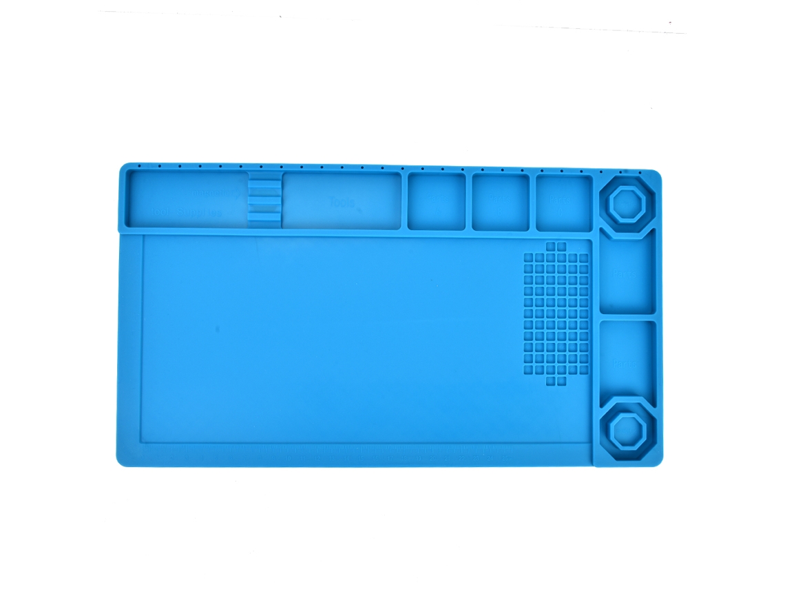 Almofada de isolamento térmico de silicone para estação de trabalho de reparo e desmontagem de dispositivos digitais