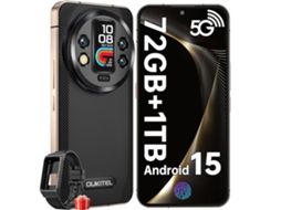 Smartphone Resistente 5g OUKITEL Wp200 Pro Con Auriculares Bluetooth 72 Gb 1 Tb 6.7" Fhd+ 120hz 8800 Mah 108 Mp Nfc Preto