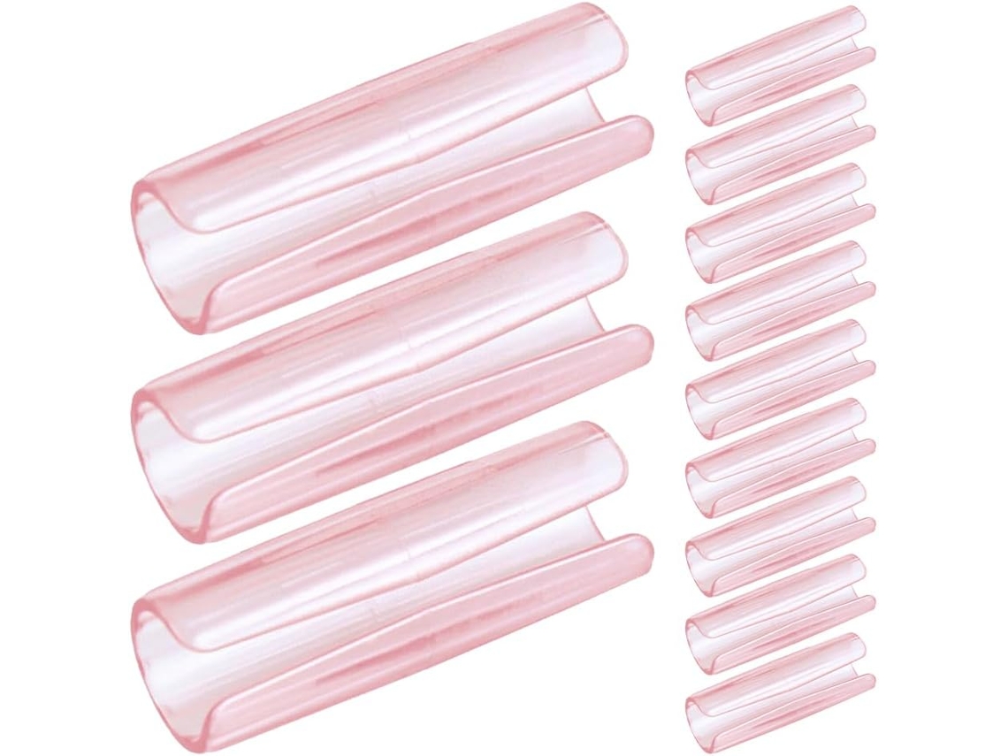 Ounona Clipes Antiderrapantes para Lençóis e Capas de Sofá, Clipes Duráveis em Abs Transparente, Lençóis Fixador para