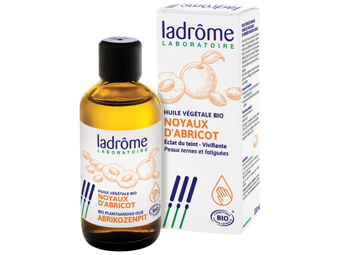 Óleo vegetal de caroço de damasco orgânico 100 ml LADRÔME