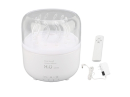 Laxiscreed Umidificador De Ar Com Aromaterapia, Luzes Led E Temporizador Para Ambientes Domésticos
