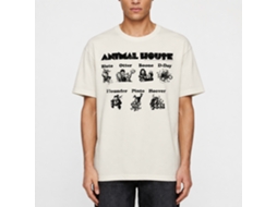 Rockinstone Animal House Movie Cartoons Solid Natural Adult T-shirt Size:l