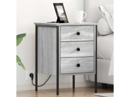 Vidaxl Armário De Cabeceira Cinza Sonoma 42 X 41 X 61 Cm