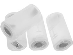 Conjunto De 4 Adaptadores De Plástico Para Pilhas Aa