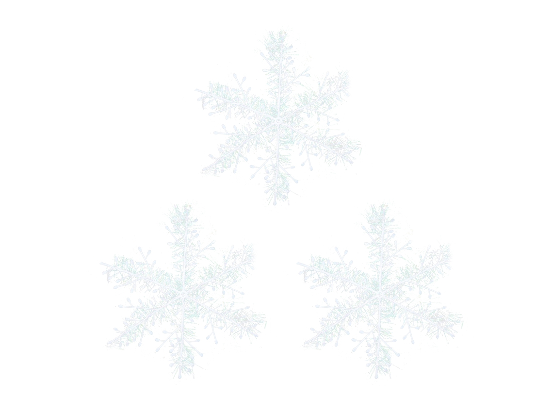 Adorno Floco Neve Natal 18cm 3unidades Suprimentos Decoração