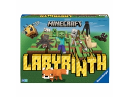 Jogo De Tabuleiro De Aventura E Quebra Cabeça Ravensburger Labyrinth Minecraft