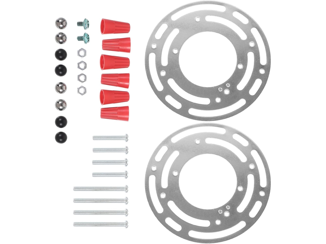 Conjunto de 2 Suportes para Luminária de Teto, Práticos e Fáceis de Instalar para Suspensão, Compatíveis. SFUSHOS