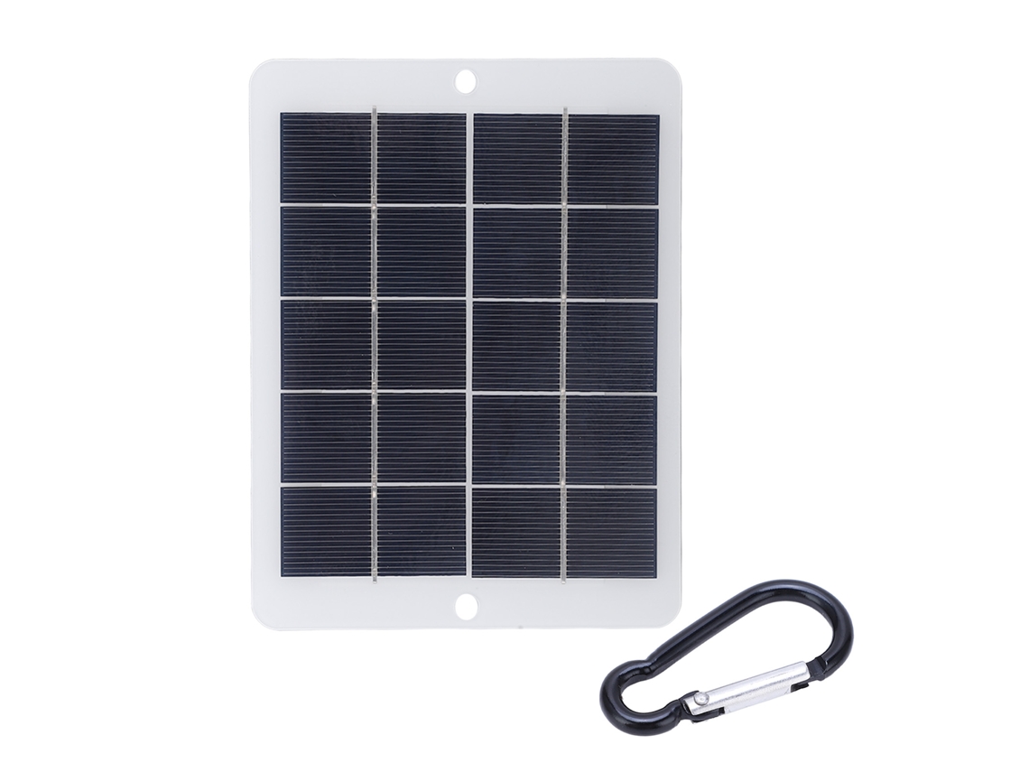 Painel Solar De Carga 3w 5v De Silício Monocristalino Para Luz Led E Power Bank