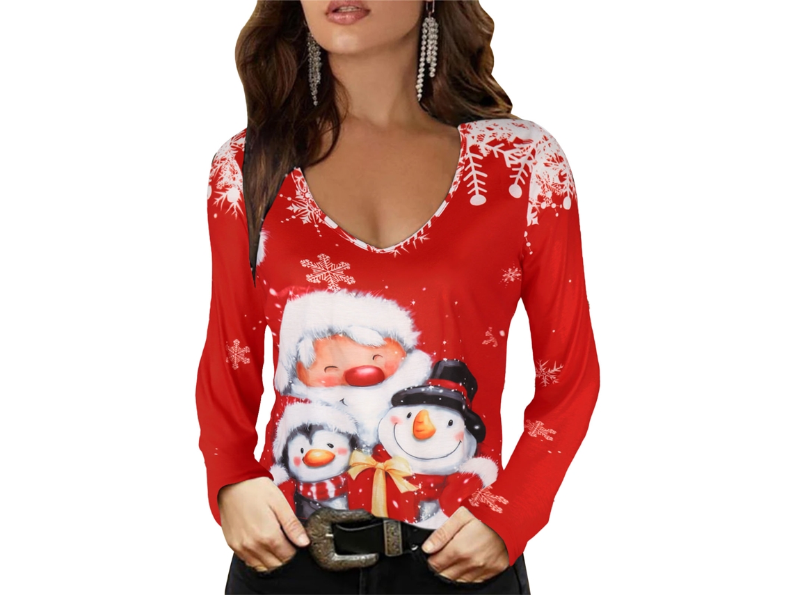 Laxiscreed Camisola De Natal Infantil Com Estampa, Gola Redonda Para Outono Xxl