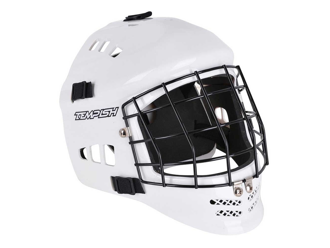 Máscara de Goleiro de Floorball para Jovens Hector Basic Brancotempish