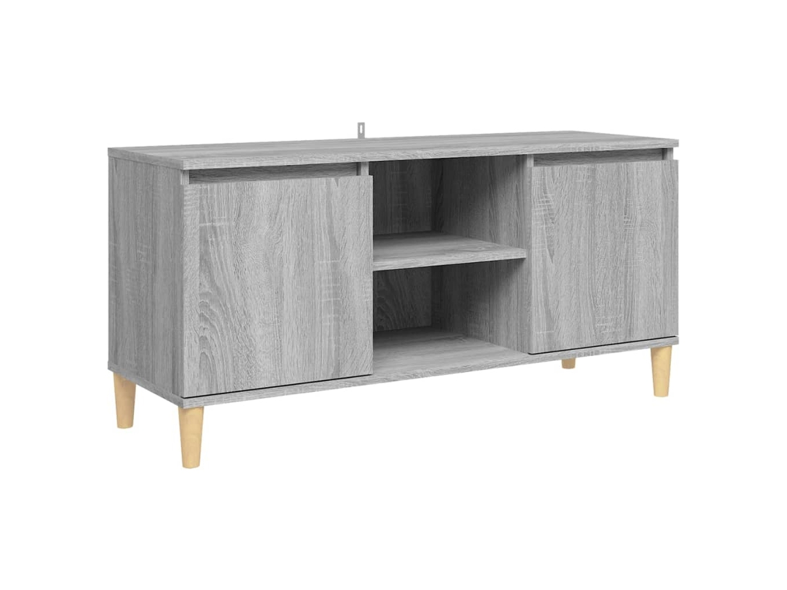 Tv Cabinet, Tv Cabinets Vidaxl Cinzeto Madeira Processada (n/a)