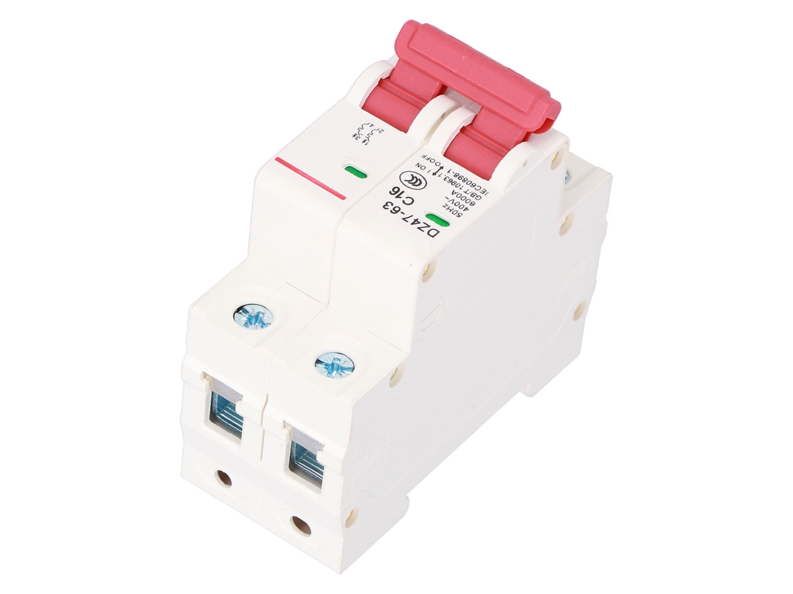 Laxiscreed Breaker Modular 2p Com Janela Visível Para Proteção De Sobrecarga