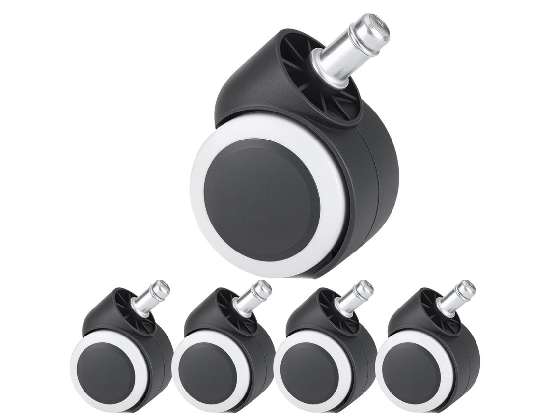 Conjunto De 5 Rodízios Giratórios De 2 Substituição Universal Para Cadeiras De Escritório E Jogos, Acessórios Para Móveis Rod Aquaforge