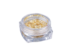 Decoração De Unhas Com Glitter E Lantejoulas Para Manicure Tinfoil (dourado+prata)