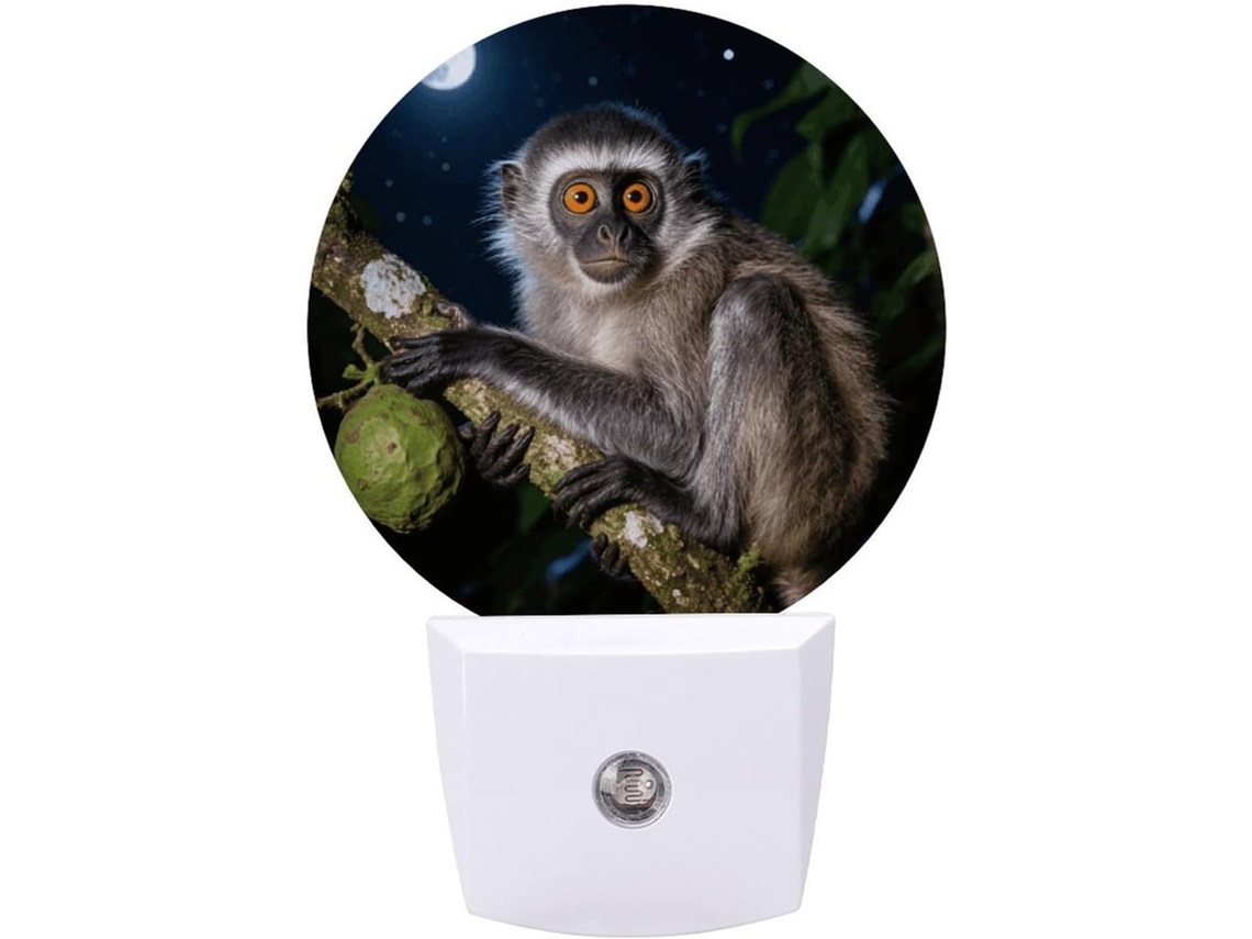 Luminária De Parede Com Sensor Crepuscular, Led 0,5 W, Design Moderno