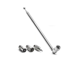 Lurelia Antena De Tv, Compatível Com Antena De Rádio Bose Wave F-type, Antena Telescópica Fm, Conector Adaptador