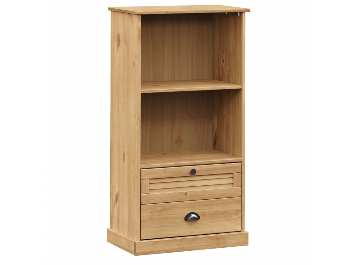 Bookcase, Bookcases Vidaxl Marrom Madeira De Pinho (n/a)