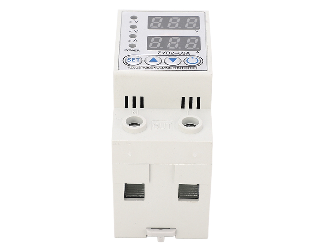 Protetor de Tensão e Corrente YURU 63A 220V com Display Digital