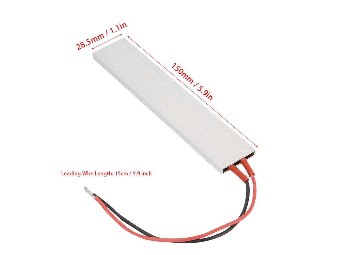 Laxiscreed Resistência De Aquecimento Em Alumínio 12v 70°c Para Controle De Temperatura Constante
