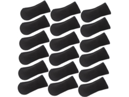Sewacc 10 Pares De Dedeiras Absorventes Suor Para Jogos, Protetores De Dedos Antiderrapantes, Capas Elásticas Para Telas