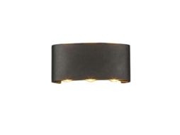 BRILVIBERA Iluminação de parede criativa, simples e para exteriores, ideal para corredores.